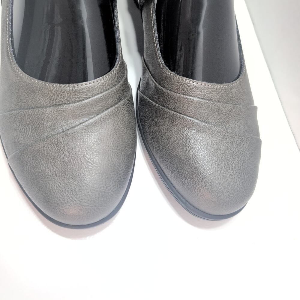 JBU Vegan Leather Gloria Mary Jane Comfort Block Heels Women's 10M - Picture 2 of 8